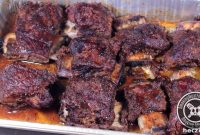 Smoked Beef Short Ribs Braised in Red Wine