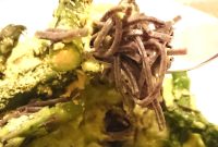 Low-Carb Black Bean Spaghetti with Creamy Asparagus Sauce