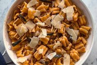 Butternut Squash Pasta with Brown Butter Sage Sauce