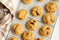 Coconut Chocolate Chip Cookies Made with Freshly Milled Flour