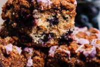 Blueberry Coffee Cake Recipe with Streusel Crumbs