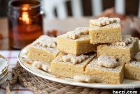 Decadent Maple Butter Bars with Brown Sugar Glaze