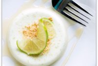 Silky Key Lime Panna Cotta Recipe with Lime Zest Topping