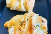 Crispy Apple and Brie Roll-Ups with Honey Dijon Dip