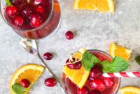 Cranberry Raspberry Sparkling Spinner Cocktail Recipe