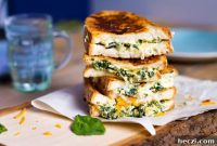 Spinach & Artichoke Grilled Cheese Sandwich Recipe