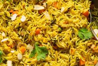Basmati and Wild Rice Pilaf with Roasted Vegetables