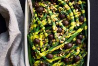 Paleo Green Beans with Pumpkin Alfredo and Kalamata Olives