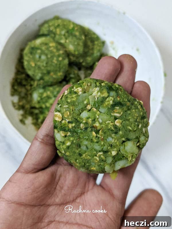 Hara Bhara Kabab Recipe — Tawa and Air Fryer Methods 6 img 10563 6