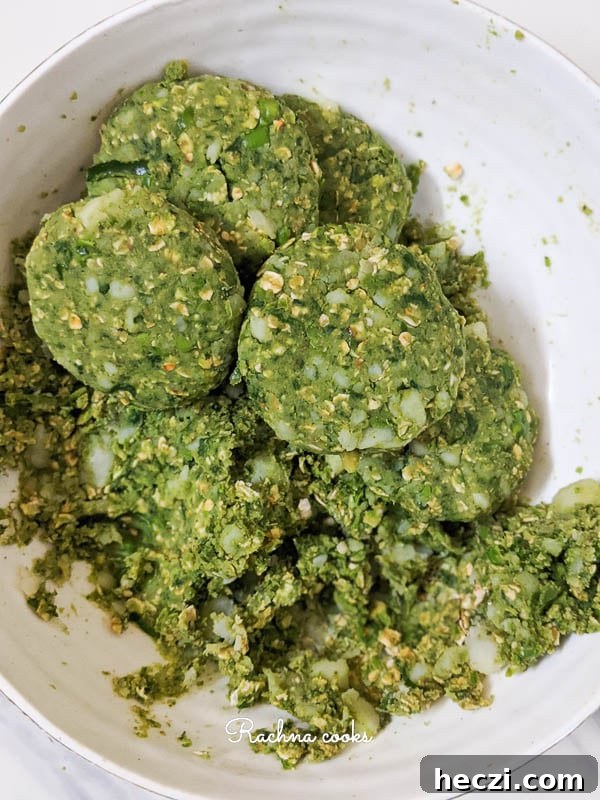 Hara Bhara Kabab Recipe — Tawa and Air Fryer Methods 7 img 10563 7