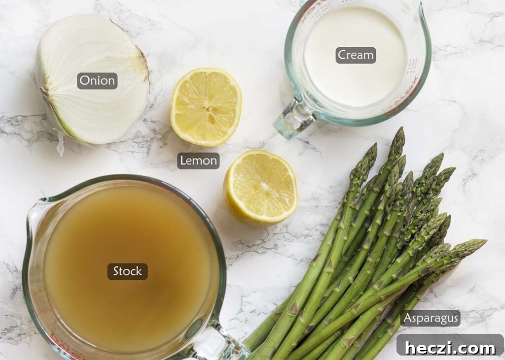 Ingredients for the recipe.