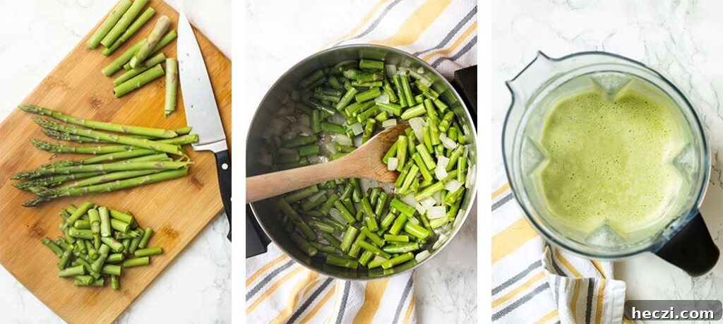 Step by step on how to make the recipe.