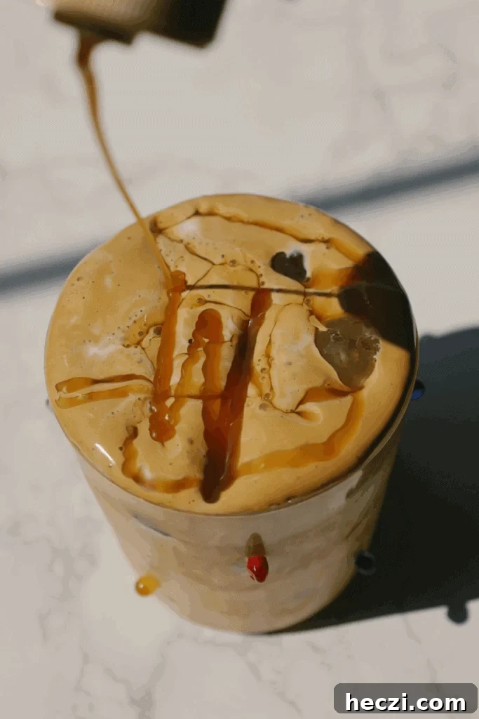Caramel Iced Coffee with Instant Coffee: Quick Summer Recipe 7 img 11318 6