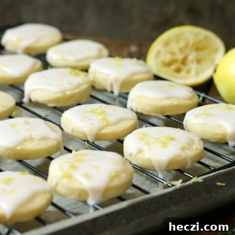 Image for Glazed Lemon Shortbread Cookies