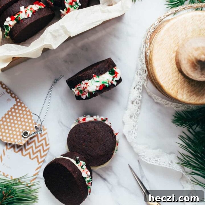 Image for Chocolate Shortbread Sandwich Cookies