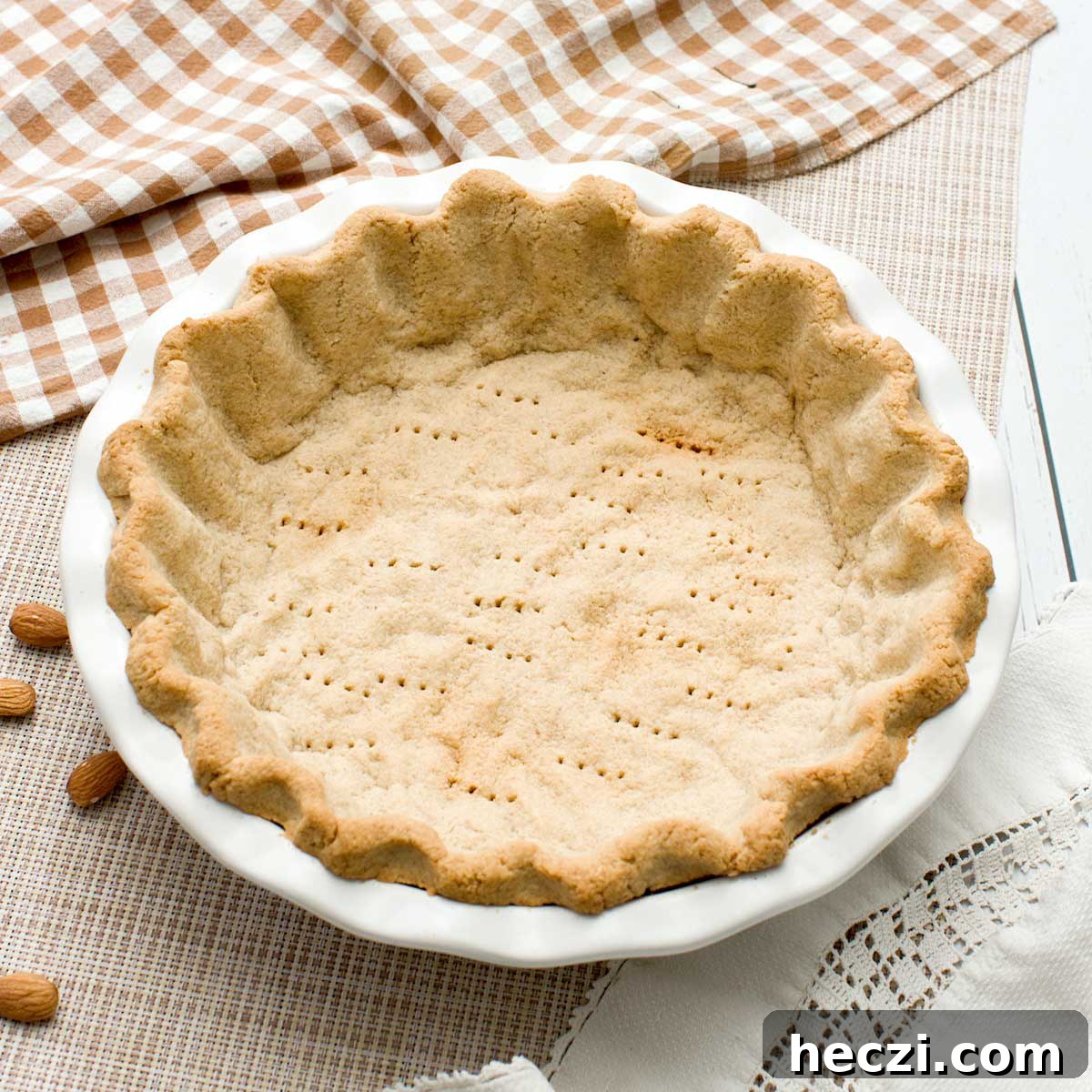 Almond Flour Pie Crust (Gluten-Free, Easy No Roll)