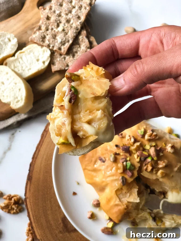 Authentic Greek Baklava Recipe — Traditional Μπακλαβά Dessert 12 Baklava baked brie