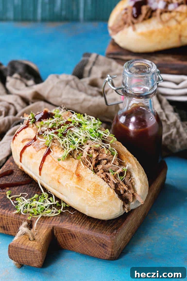 Pulled pork sandwiches