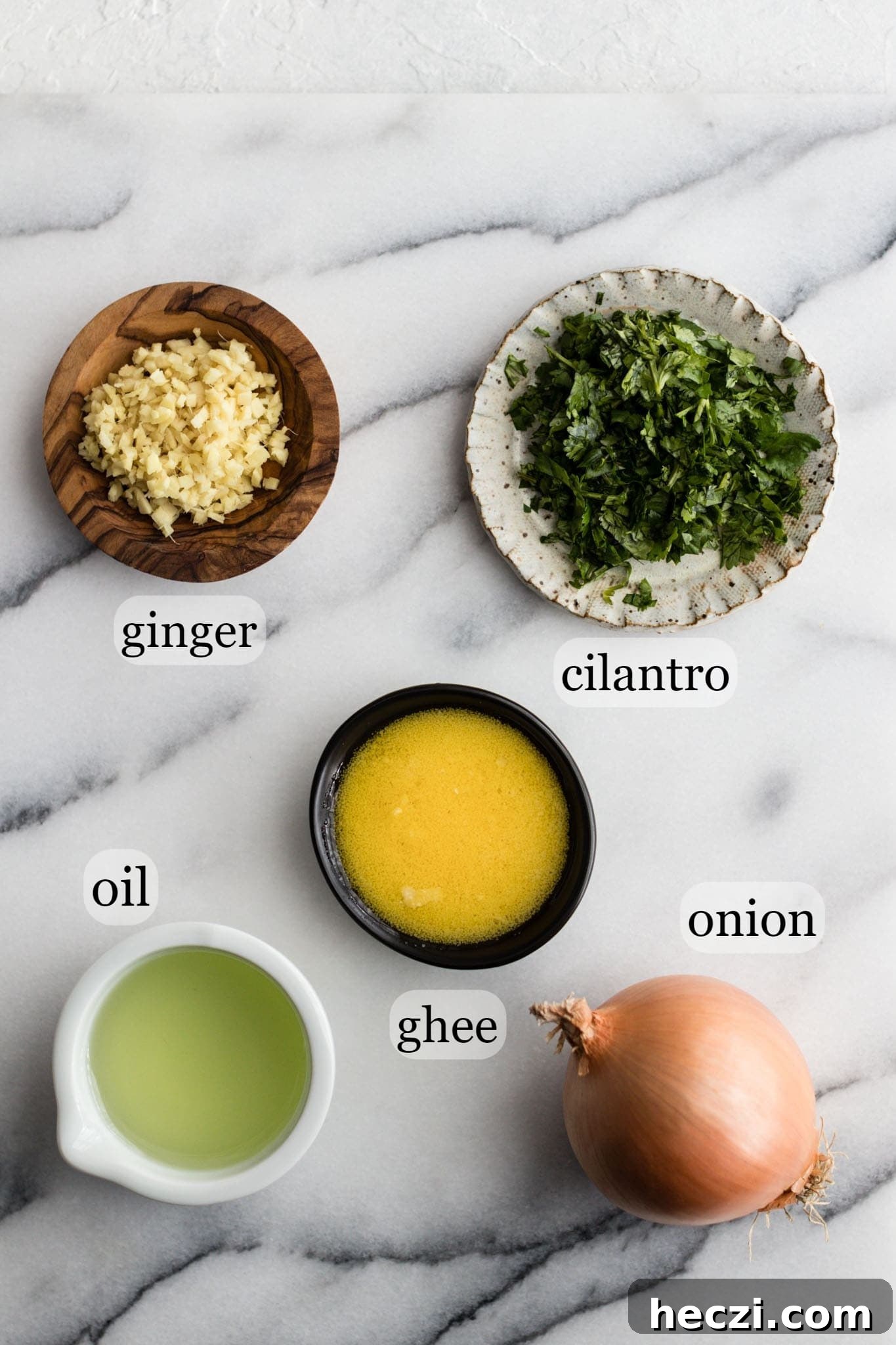 Ingredients for Tadka (tempering) for Sarson Ka Saag