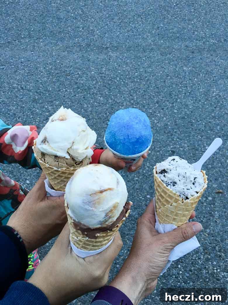 Top Restaurants to Try in Canmore, Alberta, Canada 8 Best Restaruants Canmore Alberta Canada Old School Bus Ice Cream 780 | Umami Girl
