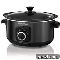 Morphy Richards Slow Cooker Sear and Stew 460012 3.5L Black Slowcooker