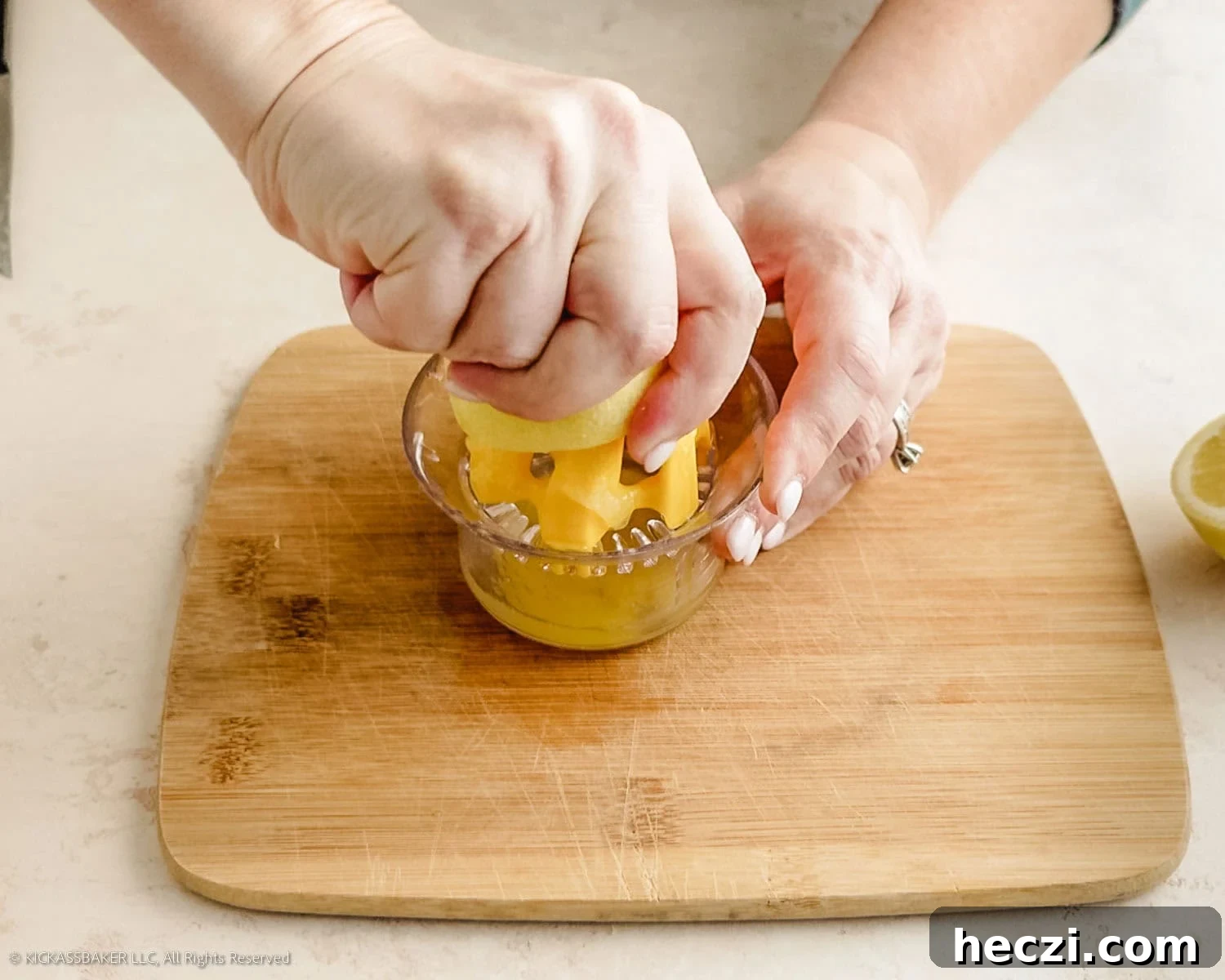 Quick Homemade Ricotta Cheese in Under 30 Minutes 8 Juice the lemon.