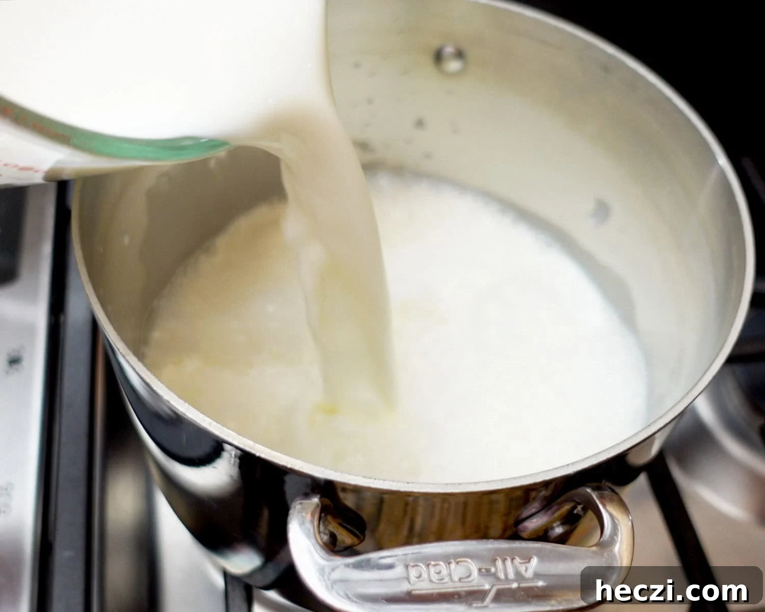 Quick Homemade Ricotta Cheese in Under 30 Minutes 10 Add whole milk to a large pot.