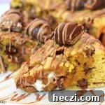 Kinder Bueno Cookie Pie Recipe — Hazelnut Chocolate Dessert Pie 12 Piece of Kinder Bueno cookie pie on a white plate.