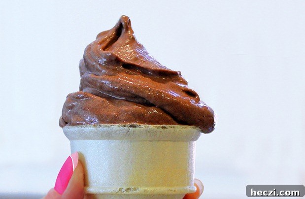chocolate banana soft serve chocolate banana soft serve