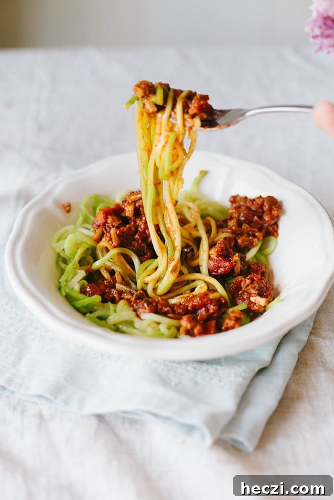 Mushroom Courgetti Bolognese Recipe – Low-Carb Zucchini Pasta with Savory Mushroom Ragu 2 Mushroom Courgetti Bolognese (Vegan, Gluten-free, Paleo)