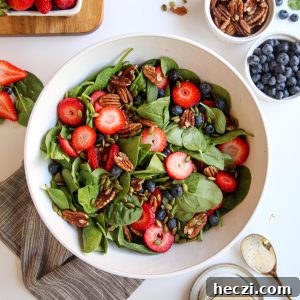 Whole30 Strawberry Spinach Salad