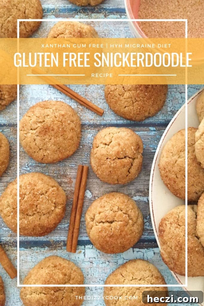 gluten free snickerdoodle cookie recipe that's also heal your headache #hyh migraine diet safe