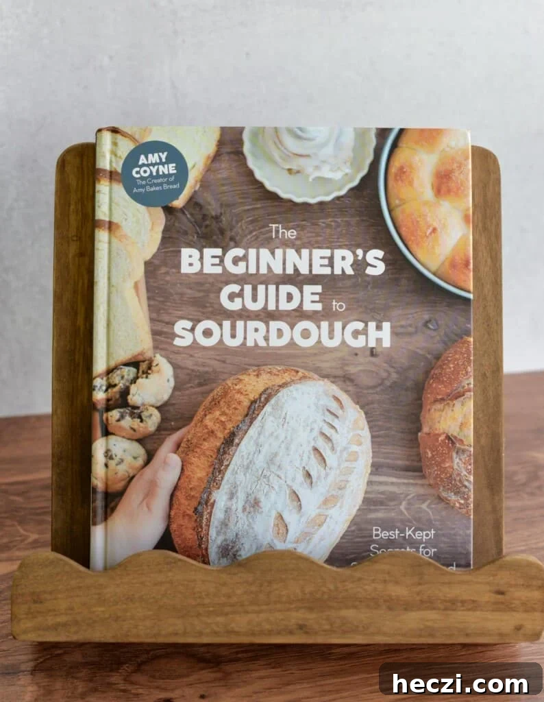 Top Gifts for Sourdough Bakers: 30+ Ideas They'll Love 13 The Beginner’s Guide to Sourdough cookbook by Amy Coyne.