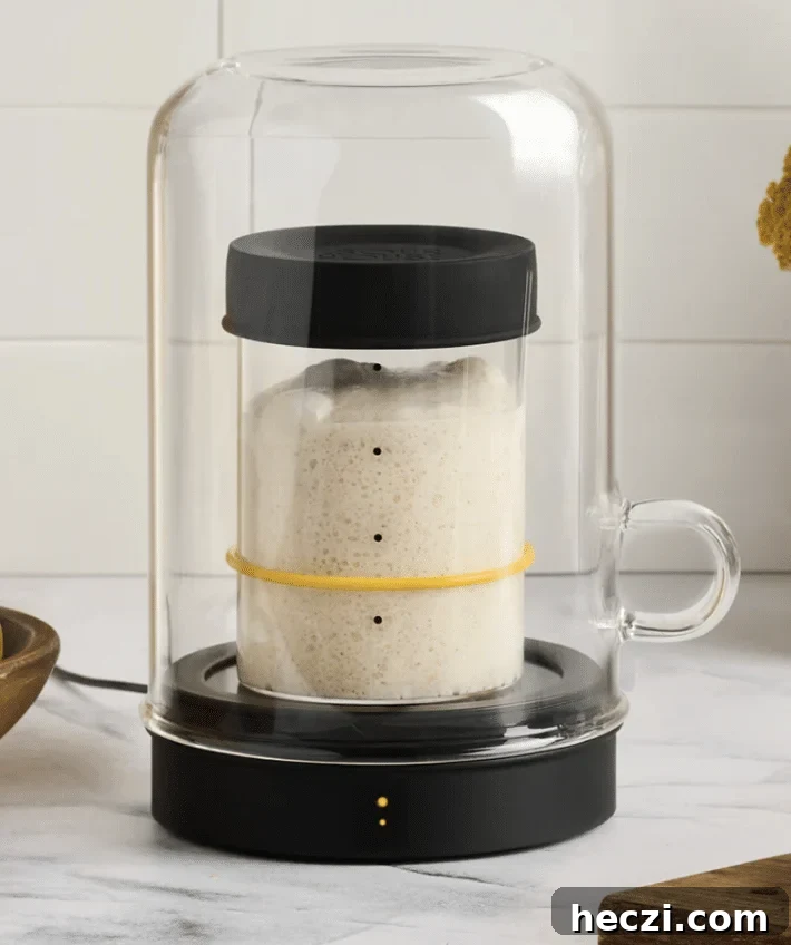 Top Gifts for Sourdough Bakers: 30+ Ideas They'll Love 27 Sourhouse Goldie jar warming sourdough starter