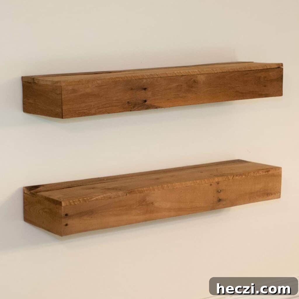 Modern Farmhouse Laundry Room Design Guide: Layouts, Storage & Decor 8 two floating wood shelves