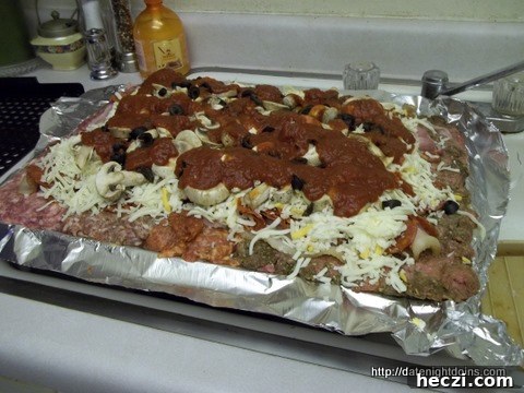 Pizza Fatty pellet grill recipe BBQ smoker