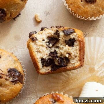 Moist banana protein muffin made with protein powder.
