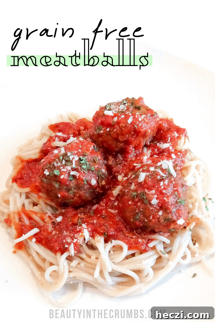 Grain-Free Italian-Style Meatballs Recipe 2 grain free meatball recipe
