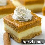 Pumpkin Cheesecake Bars - Featured Image