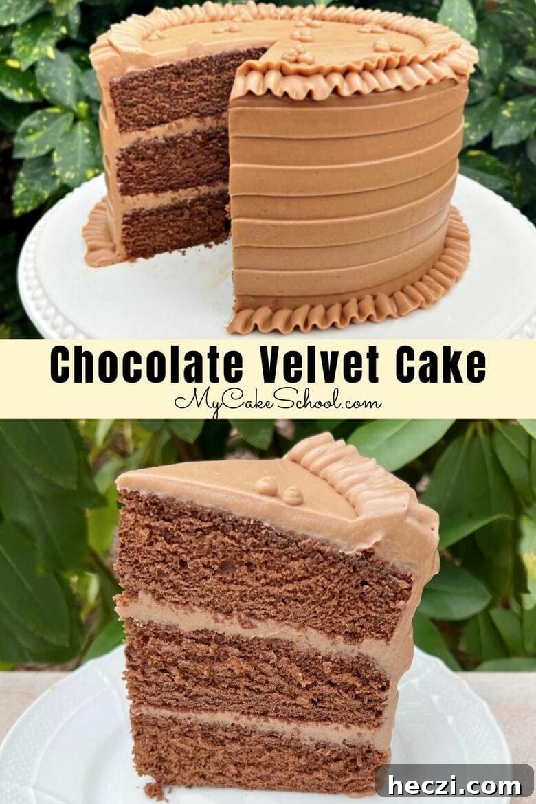 Chocolate Velvet Cake Recipe- SO delicious!