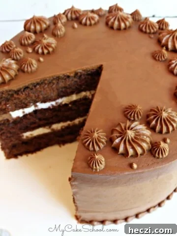 Moist Chocolate Buttermilk Cake From Scratch- SO Good!
