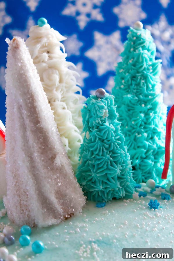 Sugar cone Christmas trees