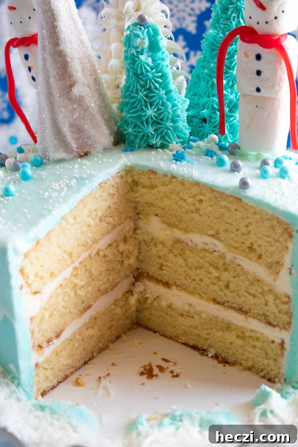 Baked vanilla cake layers cooling