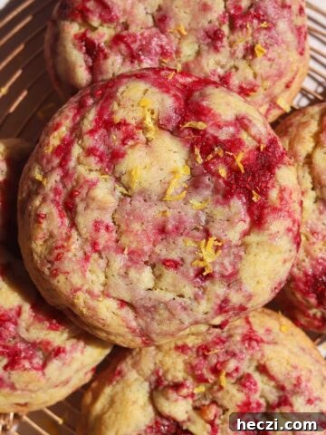 raspberry lemonade cookies