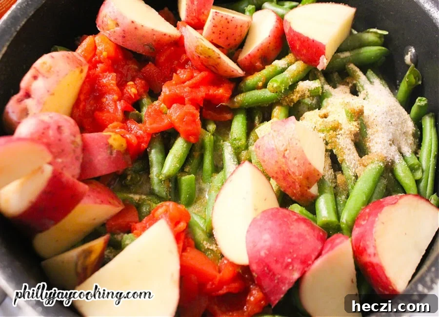 Southern-Style Green Beans with Bacon and Garlic (Homestyle Recipe) 5 Green beans
