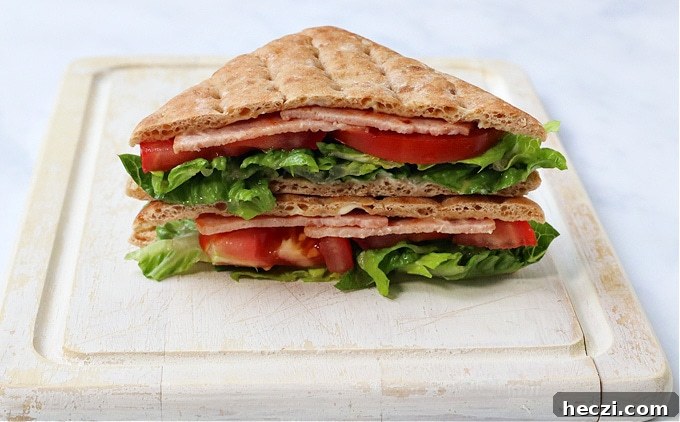 Low-Calorie BLT: Crispy Bacon, Fresh Lettuce & Tomato Recipe 4 Healthier BLT