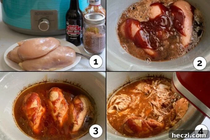 Crock Pot Pulled Chicken Recipe for Tender, Juicy Sandwiches 6 img 20604 5