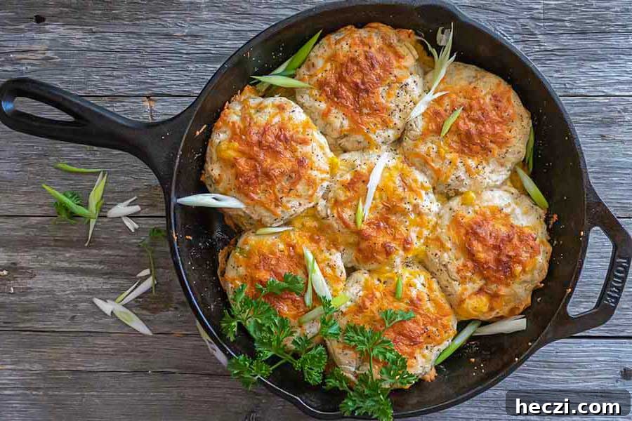 Creative Gluten-Free Recipes for Holiday Leftovers 3 mashed potato biscuits in cast iron skillett