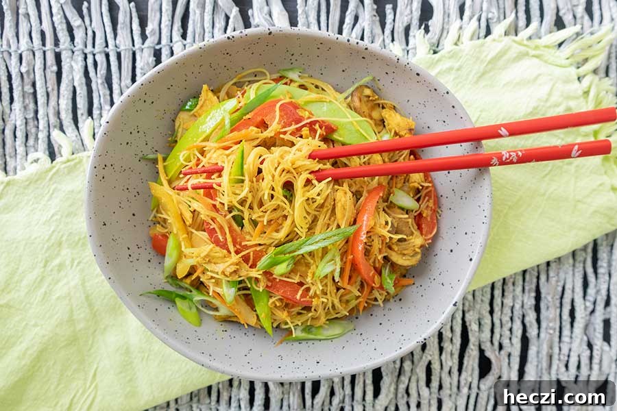 Creative Gluten-Free Recipes for Holiday Leftovers 8 singapore gluten-free noodles with leftover turkey in a bowl