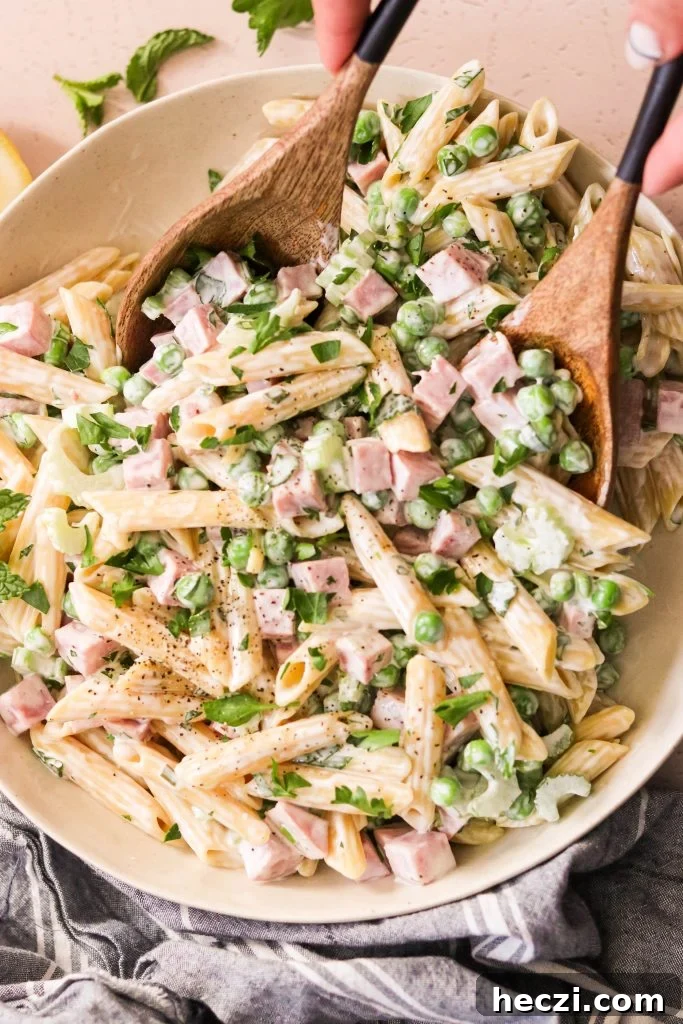 Tossing all the ingredients together